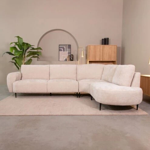 Milano Hoekbank Rechts Naturel 300cm