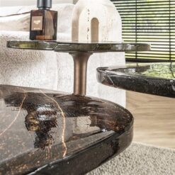 Nova Bijzettafel L Koper / Glas 38cm