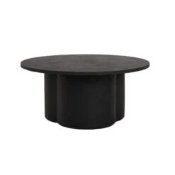 Palazzo Salontafel rond L zwart 90cm