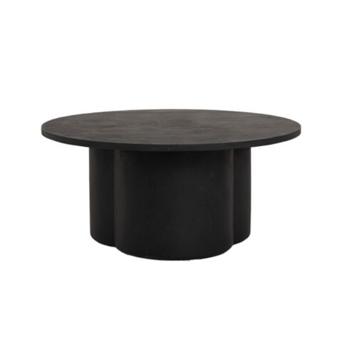 Palazzo Salontafel rond L zwart 90cm