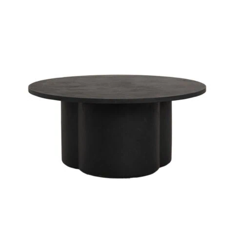 Palazzo Salontafel rond L zwart 90cm