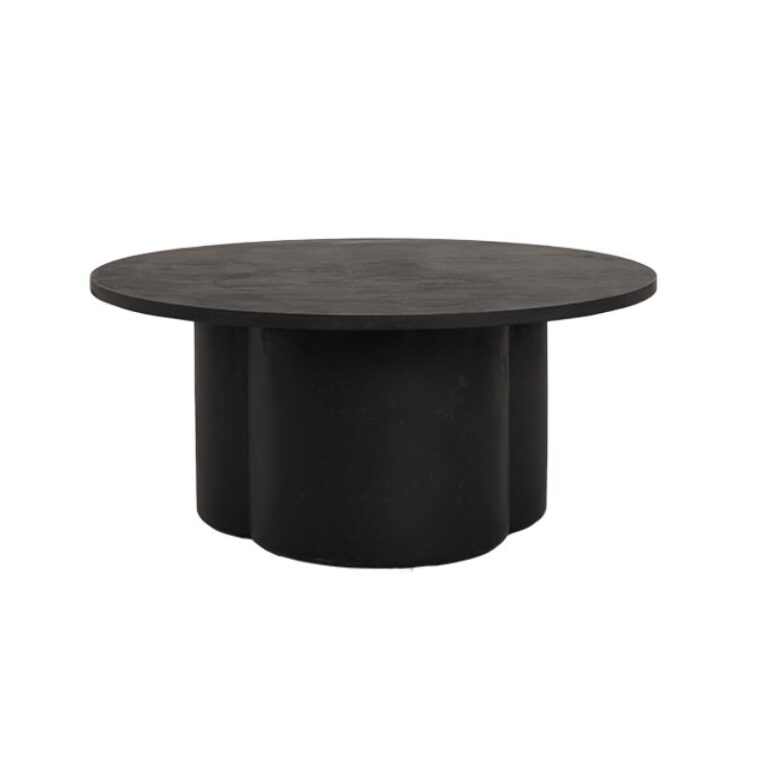 Palazzo Salontafel rond M zwart 82cm