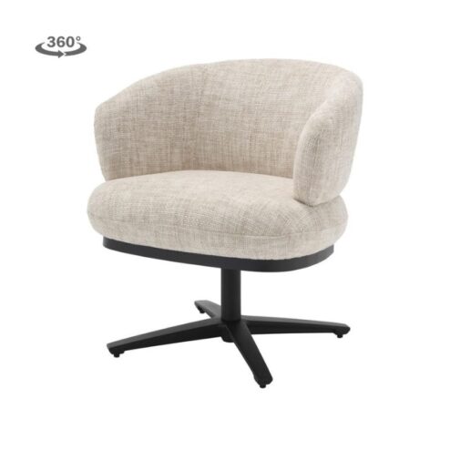 Perca Eetkamerfauteuil Gebroken wit