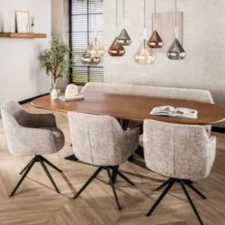 Ramas Eetkamerstoel draaibaar rich Zand