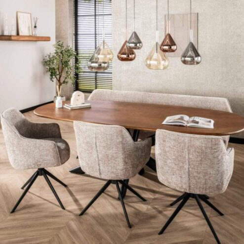 Ramas Eetkamerstoel draaibaar rich Zand