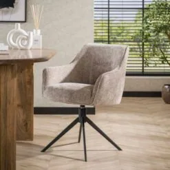 Ramas Eetkamerstoel draaibaar rich Zand