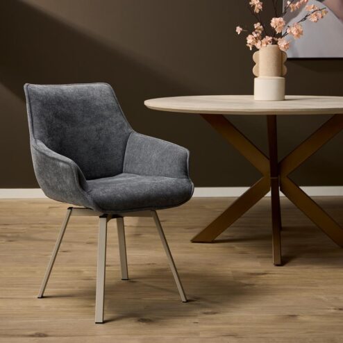 Elise Eetkamerstoel Antraciet