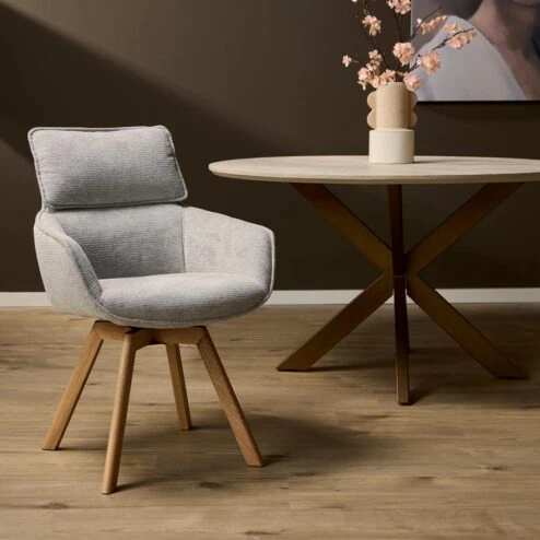 Emily Eetkamerstoel Taupe