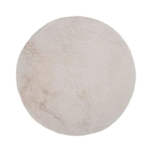 Vloerkleed Velluto Beige Rond ø160 cm