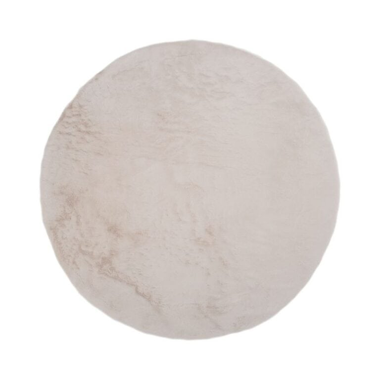 Vloerkleed Velluto Beige Rond ø200 cm