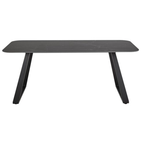 Alanya Eettafel Zwart Keramiek 180cm