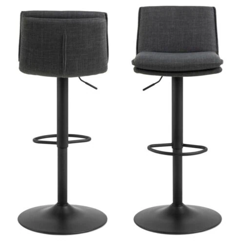 Alaric Barkruk Donkergrijs Stof