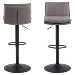 Alaric Barkruk Grijs Stof