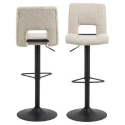 Alisanne Barkruk Beige Stof