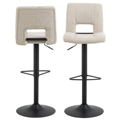 Alisanne Barkruk Beige Stof