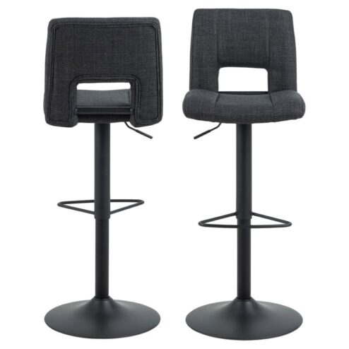 Alisanne Barkruk Donkergrijs Stof