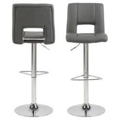 Alisanne Barkruk Grijs PU Leer