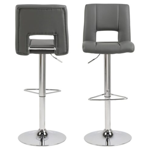 Alisanne Barkruk Grijs PU Leer