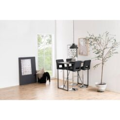 Alisanne Barkruk Grijs PU Leer