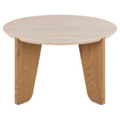 Almari Salontafel Beige rond 80cm