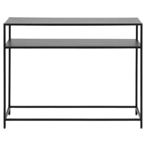 Amora Sidetable Zwart Metaal 100cm