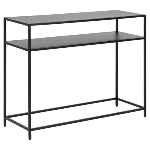 Amora Sidetable Zwart Metaal 100cm