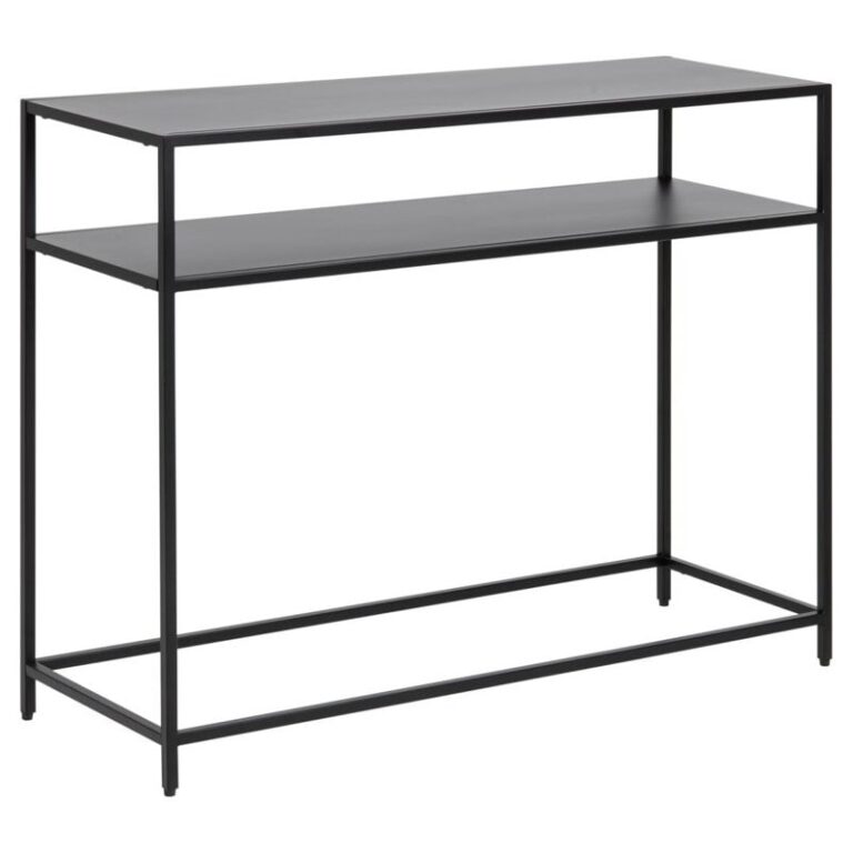 Amora Sidetable Zwart Metaal 100cm