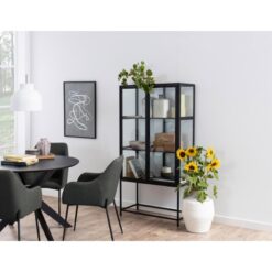 Arvon Eettafel Rond Zwart 105cm