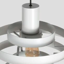 Ayra 1-lichts Hanglamp Wit Metaal