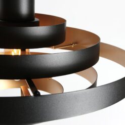 Ayra 1-lichts Hanglamp Zwart Metaal