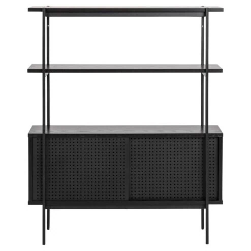 Belvero Boekenkast Zwart 94cm