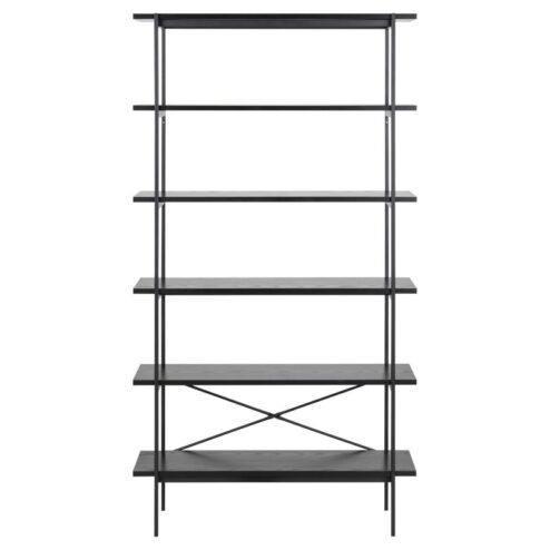 Belvero open Boekenkast Zwart 94cm