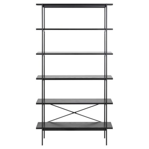 Belvero open Boekenkast Zwart 94cm