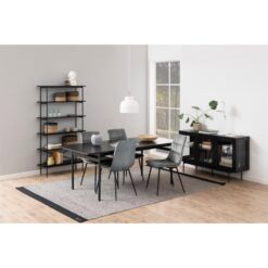 Belvero open Boekenkast Zwart 94cm