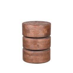 Bijzettafel Milly Espresso Mangohout 35cm