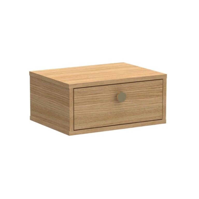 Bjara Zwevend Nachtkastje Naturel 40cm