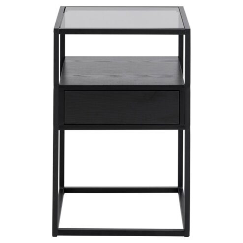 Brannor Nachtkastje Zwart 40cm