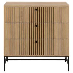 Calmera Ladekast Naturel 3 lade 80cm