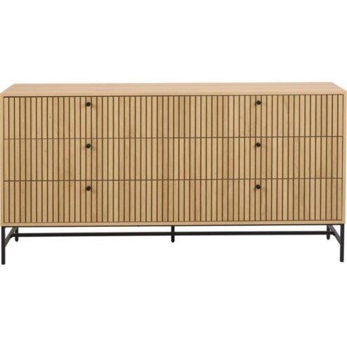 Calmera Ladekast Naturel 6 lade 157cm