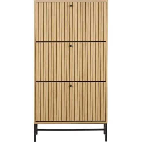 Calmera Schoenenkast Naturel 3 vak 71cm