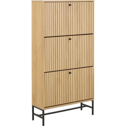 Calmera Schoenenkast Naturel 3 vak 71cm