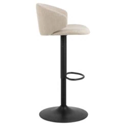 Casaro Barkruk Beige met zwarte poot