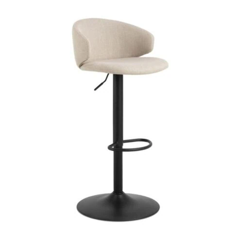 Casaro Barkruk Beige met zwarte poot