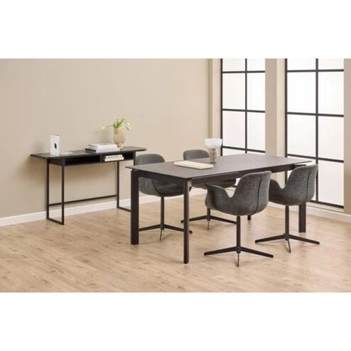 Daluna Sidetable Zwart 140cm