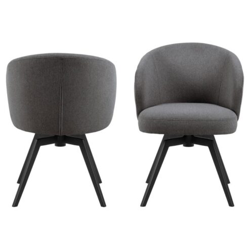 Darlene Eetkamerstoel Donkergrijs