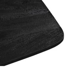 Eettafel Blake Zwart Mangohout 130cm