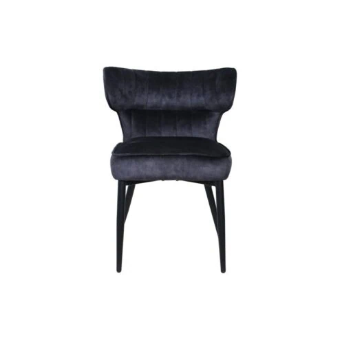 Elin Eetkamerstoel Antraciet Velvet
