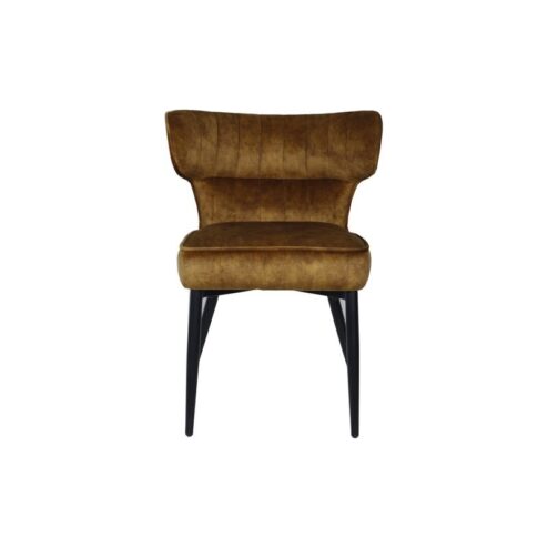 Elin Eetkamerstoel Bruin Velvet
