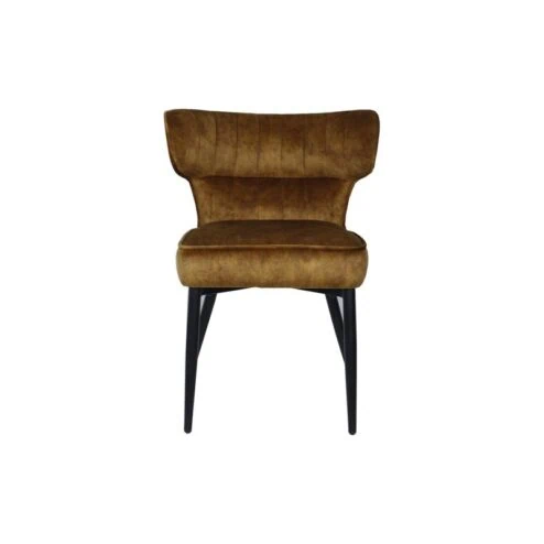 Elin Eetkamerstoel Bruin Velvet