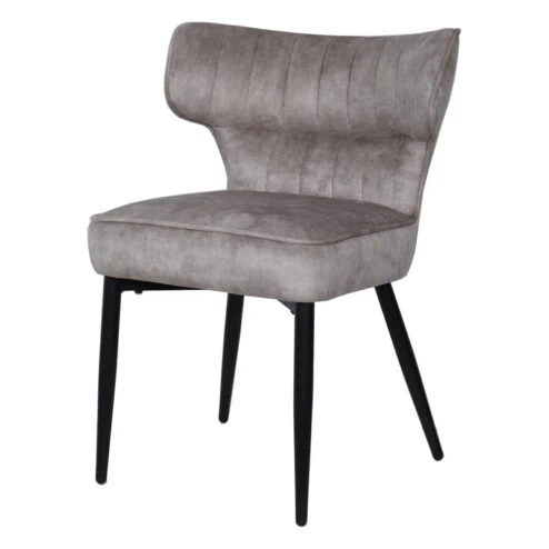 Elin Eetkamerstoel Taupe Velvet